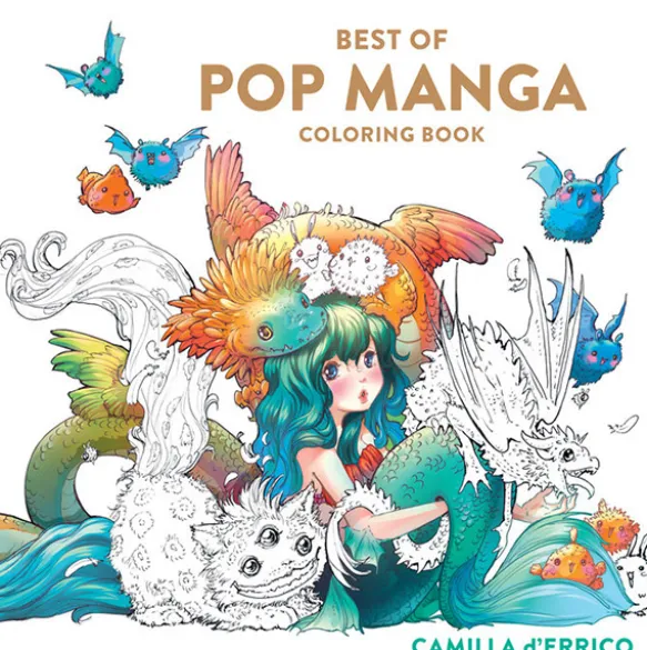 Best of Pop Manga Coloring Book