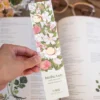 Bookmark - Guinea Bees & Blossoms