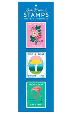 Ever Upward Stamps Shaped Magnetic Bookmarks