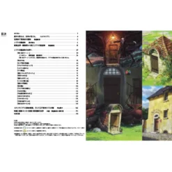 Ghibli Architectural Buildings Artworks