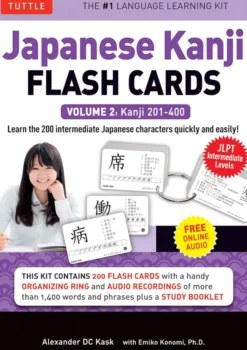 Japanese Kanji Flash Cards Kit 2