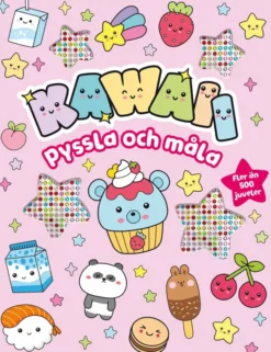 Kawaii - Pyssla och måla. Fler än 500 juveler