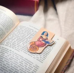 Medieval Snail Lady Magnetic Bookmark