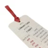 Paper Bookmark Library Card