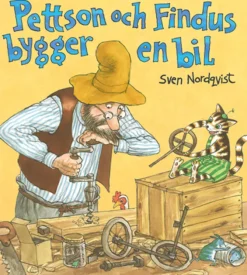 Pettson och Findus bygger en bil (kartongbok med flikar)