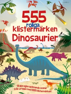 555 roliga klistermärken - Dinosaurier