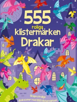 555 roliga klistermärken - Drakar