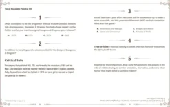 The Düngeonmeister Book of RPG Trivia