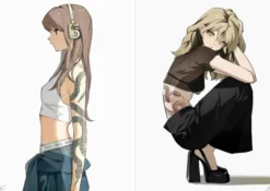 Yukina Artworks & Fashion Sketch
