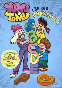 Yumi & Tomu lär dig bokstäver - aktivitetsbok med klistermärken