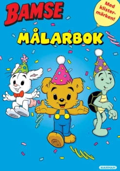 Bamse Målarbok med klistermärken
