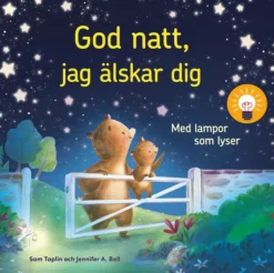 God natt, jag älskar dig! Med lampor som lyser
